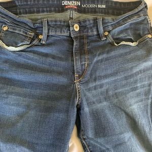 Denizen skinny jeans, size 12, dark wash